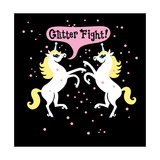 Unicorn Glitter Fight Posters