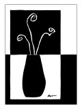 Small Minimalist Flower II Lámina giclée por Jennifer Goldberger Small Minimalist Flower II Lámina giclée por Jennifer Goldberger
