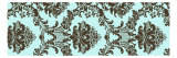 Vivid Damask in Blue II Giclee Print