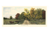 La route de campagne reproduction procédé giclée par C. Harry Eaton