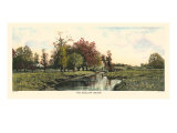 Le ruisseau traversant la prairie reproduction procédé giclée par C. Harry Eaton