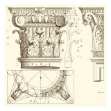 Corinthian Detail III Reproduction procédé giclée