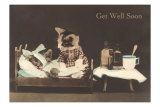 Get Well Soon, Ailing Kitten Posters
