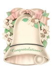 Congratulations, Wedding Bell Print