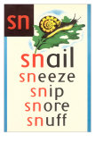 SN for Snail Plakater
