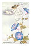 Fairy Mother and Baby on Morning Glory Posters