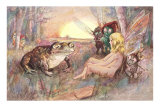 Fairy Talking to Frog Posters