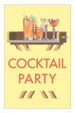 Cocktail Party, Drinks Prints Cocktail Party, Drinks Prints