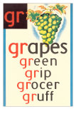GR for Grape Affiches