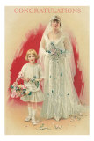 Congratulations, Victorian Wedding Photo