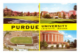 Views of Purdue University, La Fayette, Indiana Pósters