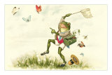 Frog Lepidopterist Print