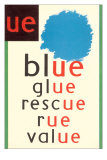 UE in Blue Affiche