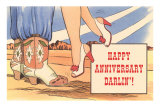 Happy Anniversary Darlin', Cowboy Boots and High Heels Posters