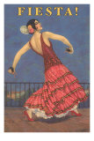 Fiesta! Vintage Flamenco Dancer Láminas Fiesta! Vintage Flamenco Dancer Láminas