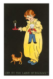 Off to the Land of Dreams, Girl with Candle Prints