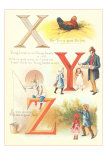 Poems for X Y and Z Print