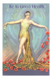 Be in Good Health, Dancer with Poppies Posters