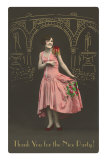 Thank You for the Nice Party, Lady in Pink Posters