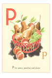 P is for Pears Print
