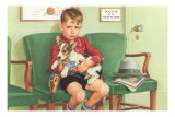 Boy Waiting at Vet's Prints