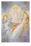 Ethereal Girls with Child in Magic Prism Posters