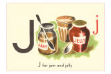 J is for Jam and Jelly Prints