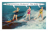 Congratulations Graduate, Water Skiers Prints