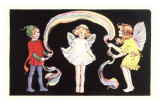 Angels Skipping Rope Posters