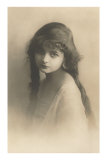 Girl with Long Hair Prints