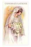Congratulations to the Bride, Old Fashioned Affiche