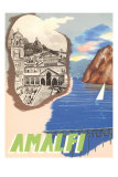 Amalfi, Travel Poster Poster