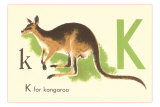 K is for Kangaroo - Poster K is for Kangaroo - Poster