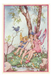 Fairies by the Stream Affiche