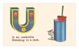 U is an Umbrella Prints