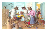 Cats at the Dentist Prints