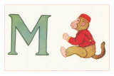 M, Monkey Posters