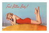 Feel Better Baby, Blonde in Red Swimsuit Photographie