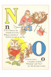 N is for Nest, O is for Owl Posters