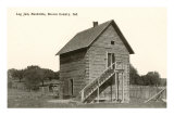 Log Jail, Nashville, Indiana Posters