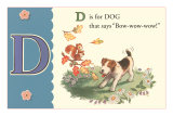 D is for Dog Affiche
