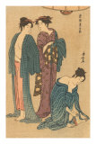 Japanese Woodblock, Three Ladies Posters