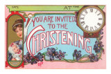 Christening Invitation Posters