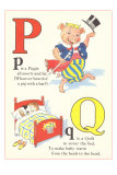 P is for Piggie, Q is for Quilt Posters