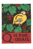 Q is for Quail Posters
