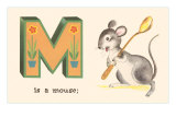 M is a Mouse Posters
