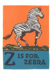 Z is for Zebra Posters