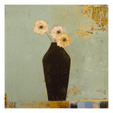 Aqua Floral I Giclee Print by Charlotte Foust