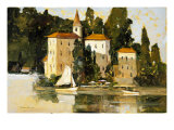 Drying Sails Giclee Print by Ted Goerschner