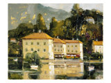 Grand Hotel, Lake Como Giclee Print by Ted Goerschner